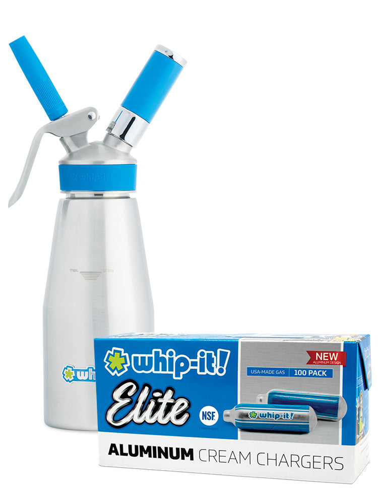 Whip-it 1/2L Specialist Dispenser + Elite 100pk Bundle