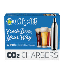Whip-it 8g Beer Chargers (Non-Threaded) for perfect carbonation