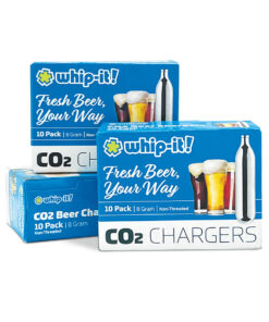 Whip-it 8g Beer Chargers (Non-Threaded), Case of 360