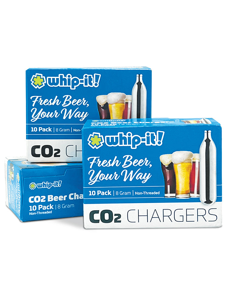 Whip-it 8g Beer Chargers (Non-Threaded), Case of 360