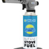 Whip-it Blow Torch Bundle with butane fuel canisters and stand