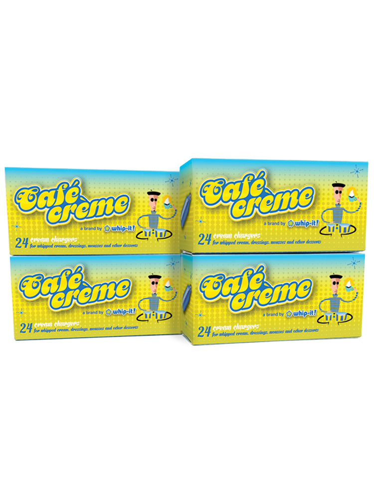 Whip-it Cafe Creme Cream Chargers, Case of 600