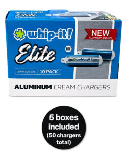 Whip-It! Elite Chargers Bundle (50 chargers)