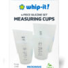 Whip-it Measuring Cups (4pc Set) - Silicone Kitchen Measuring Tools