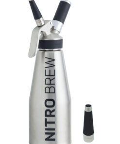 Whip-it Nitro Brew Dispenser, 1L for nitrogen-infused beverages