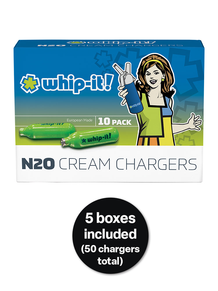 Whip-It! Original Chargers Bundle (50 chargers)