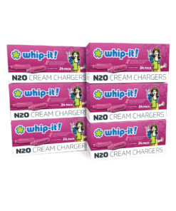 Whip-It! Pink Cream Chargers, Case of 600