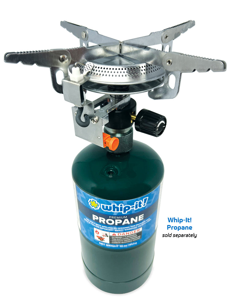 Whip-it Portable Burner for outdoor cooking