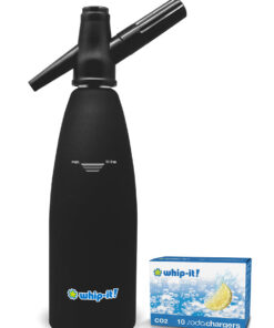 Whip-it Rubber Coated Soda Siphon Bundle