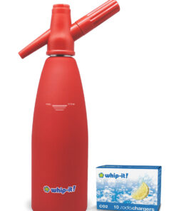 Whip-it Rubber Coated Soda Siphon Bundle
