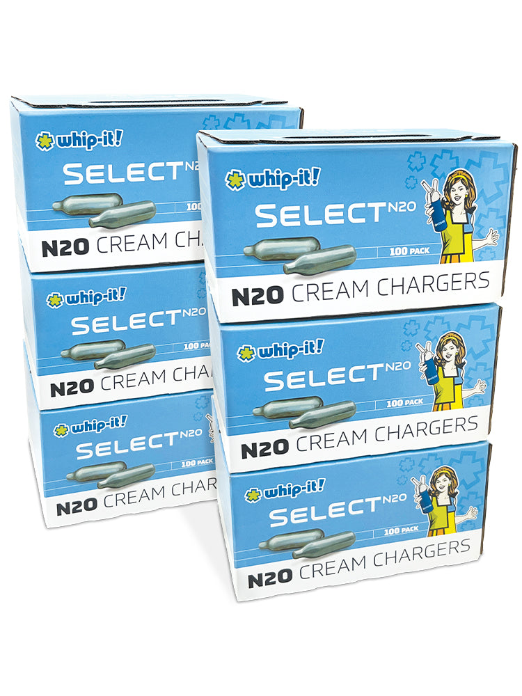 Whip-It! Select Cream Chargers, Case of 600