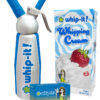 Whip-It! Whipping Cream Bundle with aluminum dispenser and cream chargers